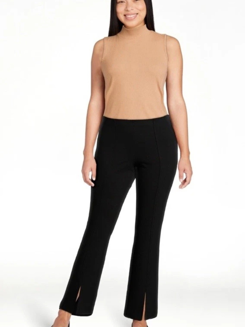 Time and Tru Women's Flare Ponte Pants